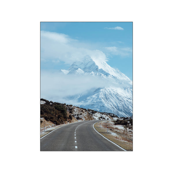 The road to Mount Cook - New Zealand — Art print by Nordd Studio from Poster & Frame