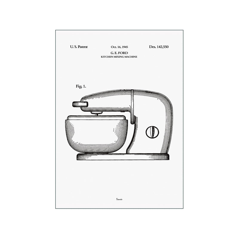 Kitchen Machine — Art print by Bomedo from Poster & Frame