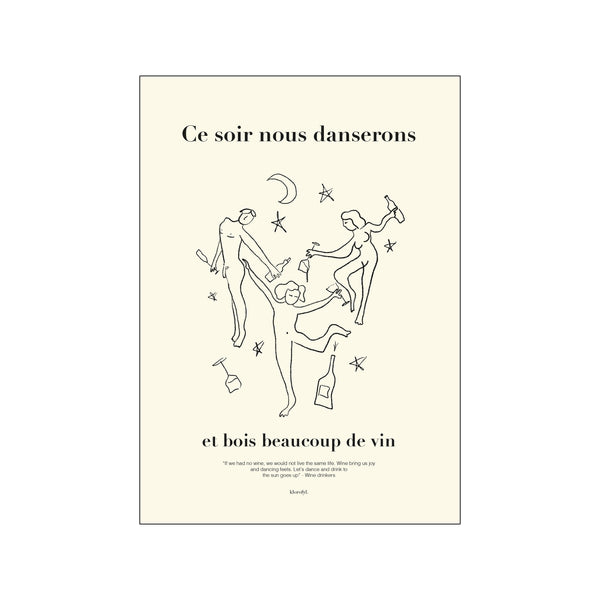 Ce soir nous danserons — Art print by Klorofyl from Poster & Frame