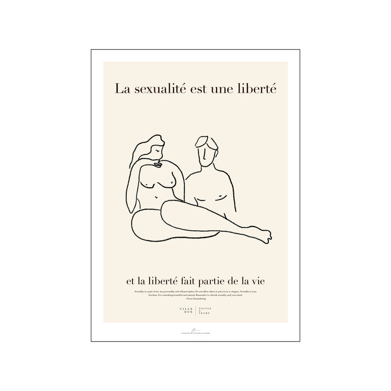 Sexuality — Art print by Cille Due x Poster & Frame from Poster & Frame