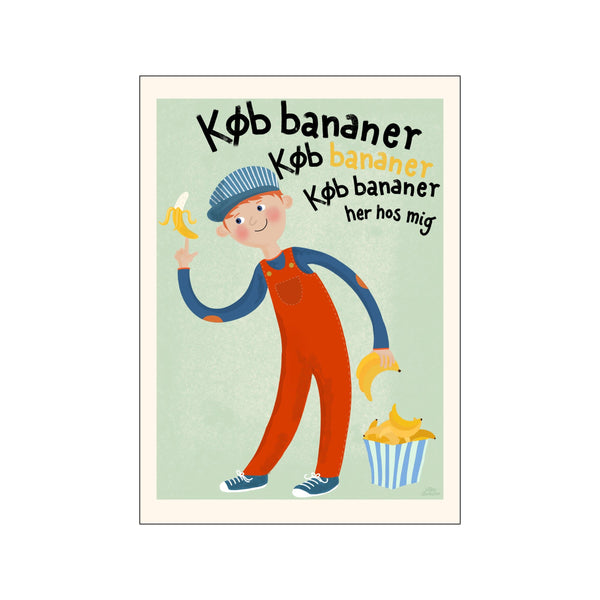 Køb bananer — Art print by Willero Illustration from Poster & Frame