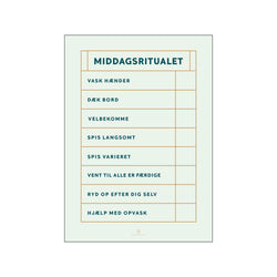 Kragh Middagsritualet — Art print by Poster Family from Poster & Frame