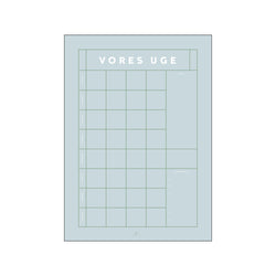 Kragh Vores Uge - Grey — Art print by Poster Family from Poster & Frame