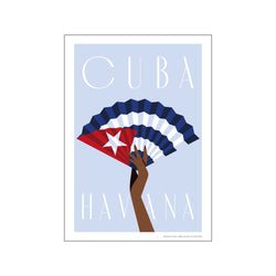 CUBA - Blå — Art print by Kristian Højland from Poster & Frame