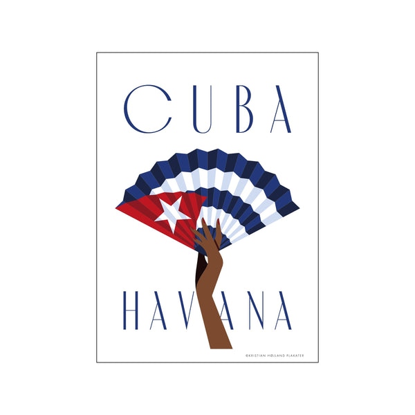 CUBA - Hvid — Art print by Kristian Højland from Poster & Frame