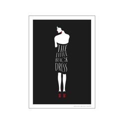 The Little Black Dress — Art print by Kristian Højland from Poster & Frame