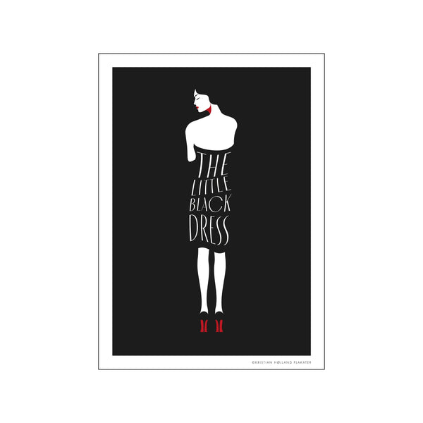 The Little Black Dress — Art print by Kristian Højland from Poster & Frame