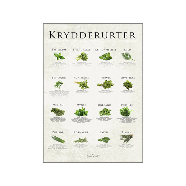 Krydderurter — Art print by Simon Holst from Poster & Frame