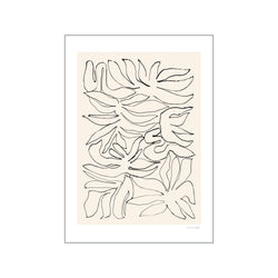 Floral Scribble — Art print by Kunstary from Poster & Frame