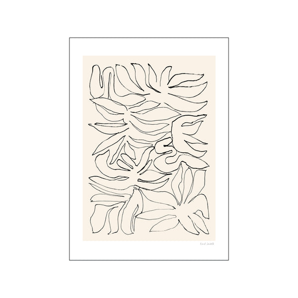 Floral Scribble — Art print by Kunstary from Poster & Frame