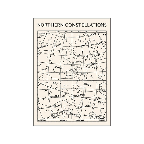 Northern Constellations — Art print by Kunstary from Poster & Frame