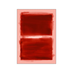 Red Color Fields — Art print by Kunstary from Poster & Frame