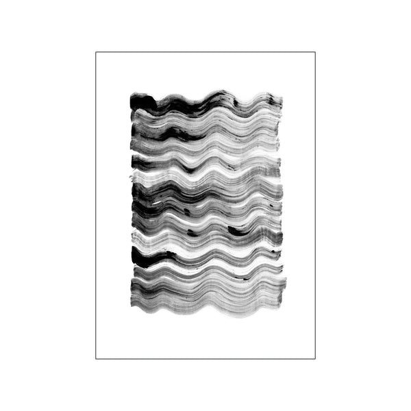 Watercolor Waves — Art print by Kunstary from Poster & Frame