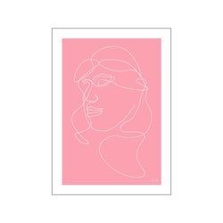 Kvinde i pink — Art print by PRYD Design from Poster & Frame