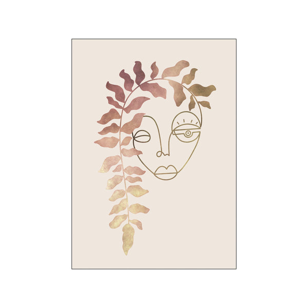 Lady bloom — Art print by Shatha Al Dafai from Poster & Frame