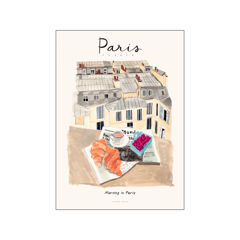 Laura - Morning in Paris — Art print by PSTR Studio from Poster & Frame