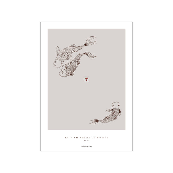 Le FISH Family Collection No.01 — Art print by Hannah Antonius from Poster & Frame