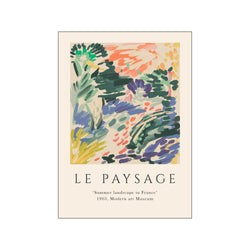 Le Paysage - Exhibition art — Art print by PSTR Studio from Poster & Frame