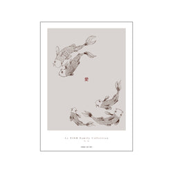 Le FISH Family Collection No.03 — Art print by Hannah Antonius from Poster & Frame