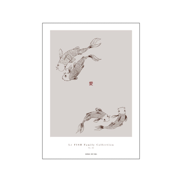 Le FISH Family Collection No.02 — Art print by Hannah Antonius from Poster & Frame