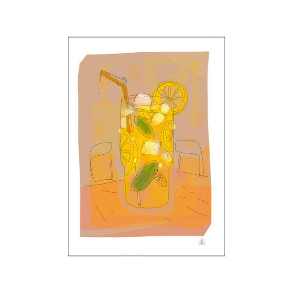 Lemon Drink — Art print by HiPosterShop from Poster & Frame