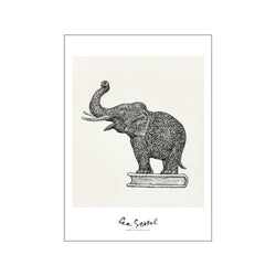 Elephant on a book — Art print by Leo Gestel from Poster & Frame