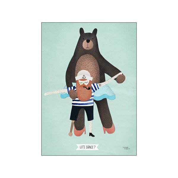 Lets dance — Art print by Michelle Carlslund - Kids from Poster & Frame