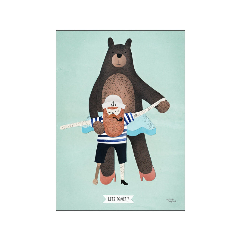 Lets dance — Art print by Michelle Carlslund - Kids from Poster & Frame