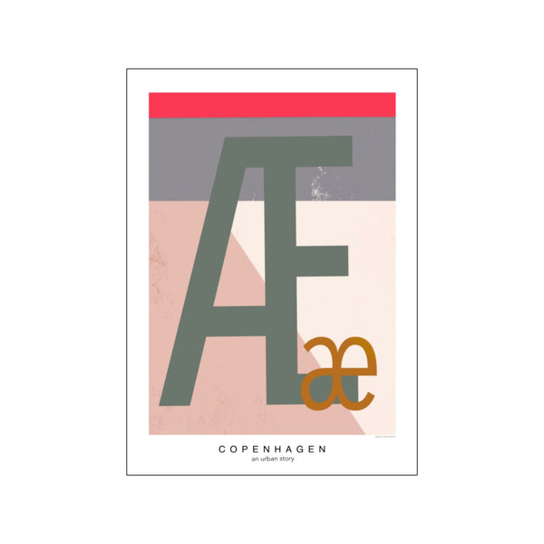 Letter Æ — Art print by Willero Illustration from Poster & Frame