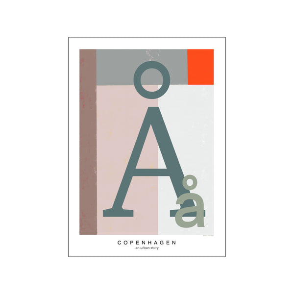 Letter Å — Art print by Willero Illustration from Poster & Frame