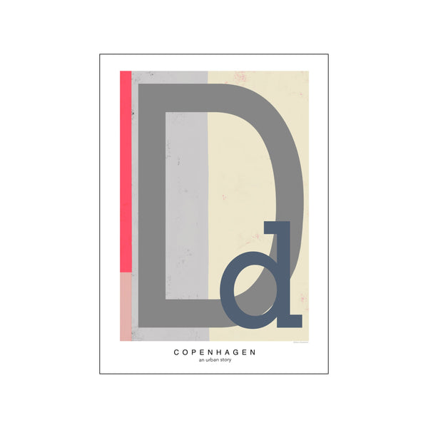 Letter D — Art print by Willero Illustration from Poster & Frame