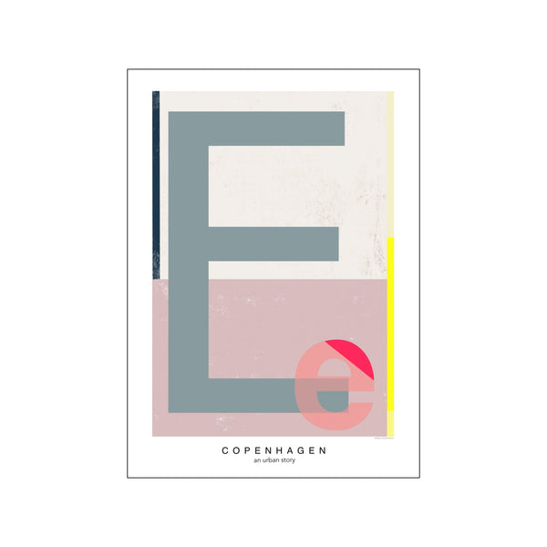 Letter E — Art print by Willero Illustration from Poster & Frame