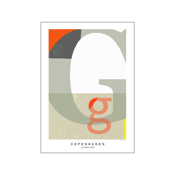 Letter G — Art print by Willero Illustration from Poster & Frame