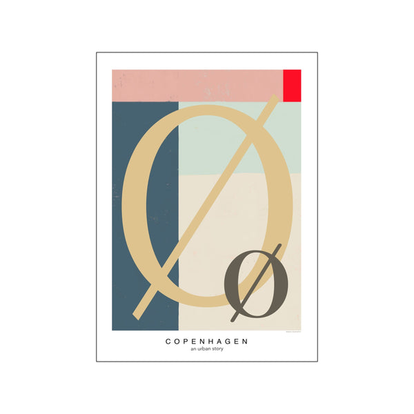 Letter Ø — Art print by Willero Illustration from Poster & Frame