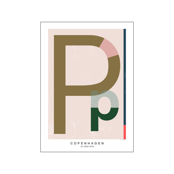 Letter P — Art print by Willero Illustration from Poster & Frame