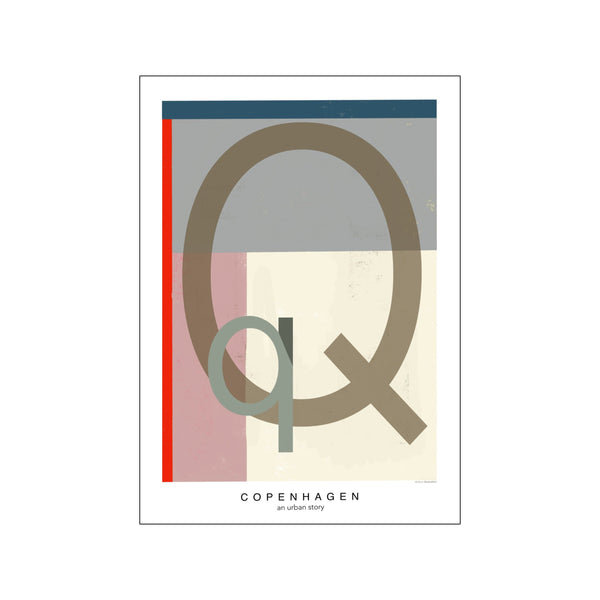 Letter Q — Art print by Willero Illustration from Poster & Frame