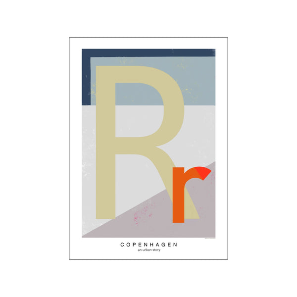 Letter R — Art print by Willero Illustration from Poster & Frame