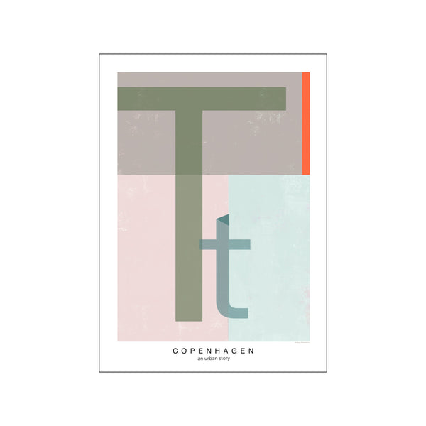 Letter T — Art print by Willero Illustration from Poster & Frame