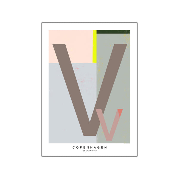 Letter V — Art print by Willero Illustration from Poster & Frame