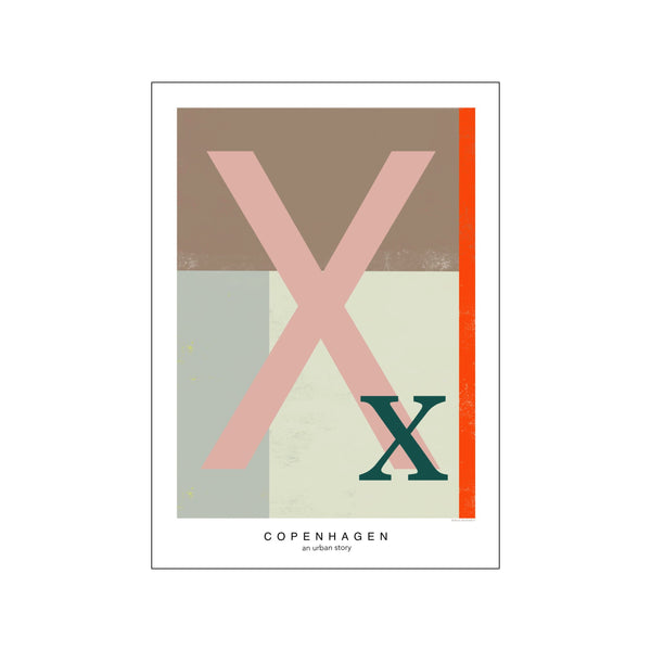 Letter X — Art print by Willero Illustration from Poster & Frame