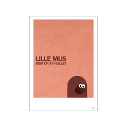 Lille Mus Kom Op Af Hullet — Art print by Min Streg from Poster & Frame