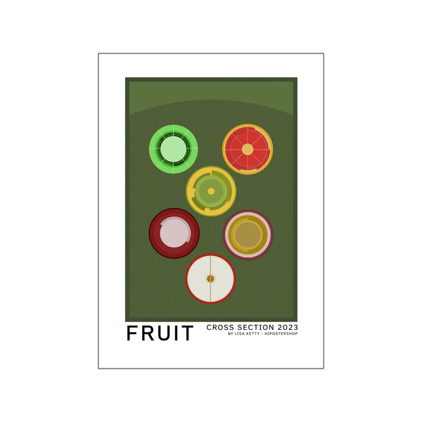 Fruit-Cross-Section — Art print by HiPosterShop from Poster & Frame