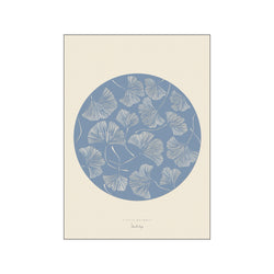 Little Detroit - Blomster - Blue — Art print by PSTR Studio from Poster & Frame