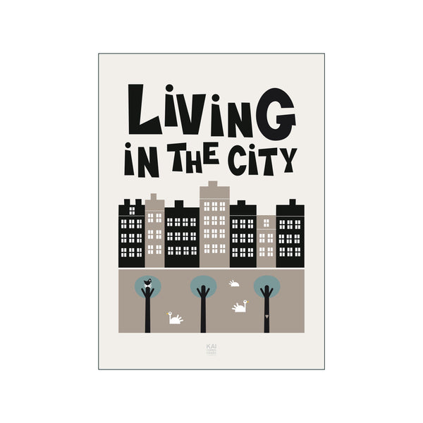 Living In The City — Art print by KAI Copenhagen from Poster & Frame