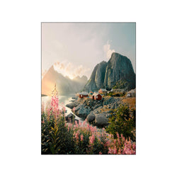 Lofoten Houses — Art print by Malthe Zimakoff from Poster & Frame