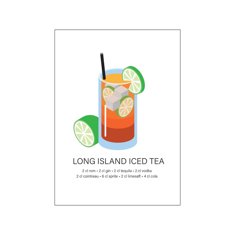 Long Island Iced Tea — Art print by Mette Iversen from Poster & Frame