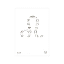Løve - Stjernesvar — Art print by Songshape from Poster & Frame