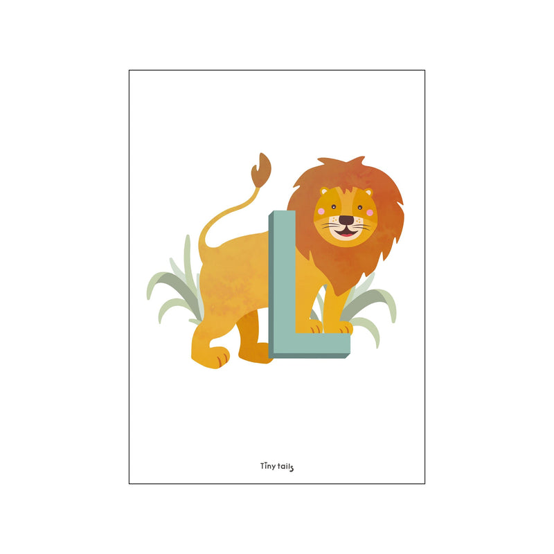 L for Løve — Art print by Tiny Tails from Poster & Frame
