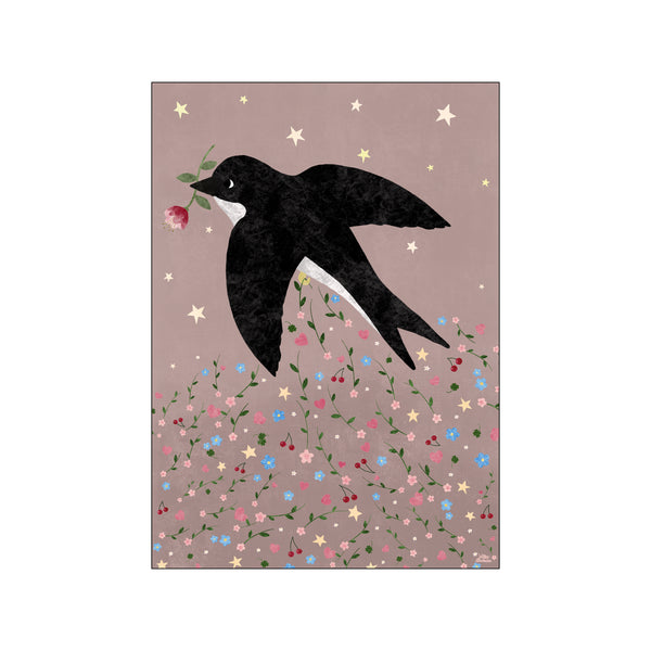 Love gives you wings — Art print by Willero Illustration from Poster & Frame