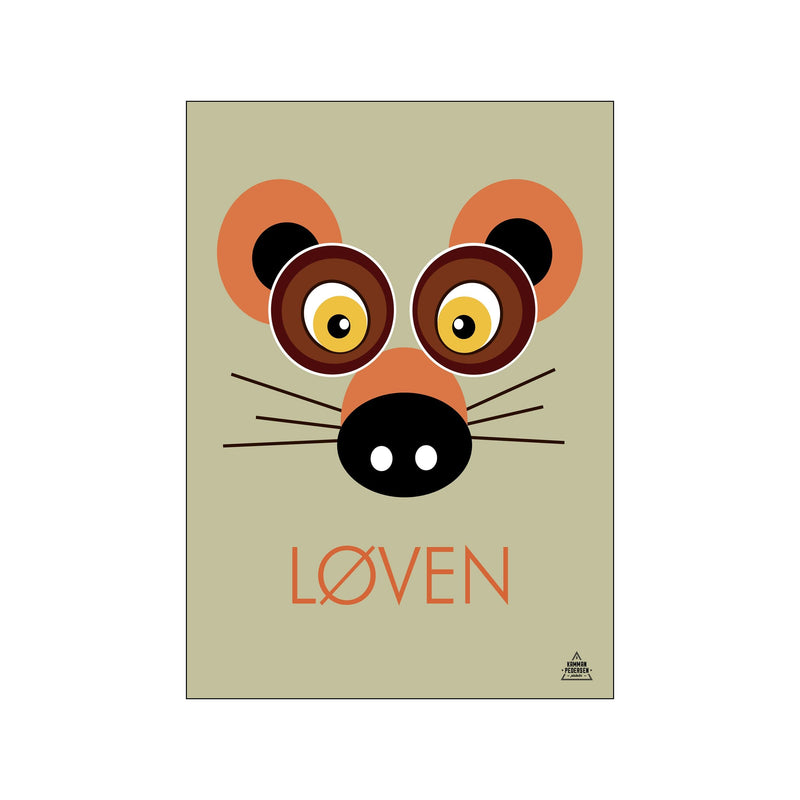 Løven — Art print by Kamman & Pedersen from Poster & Frame